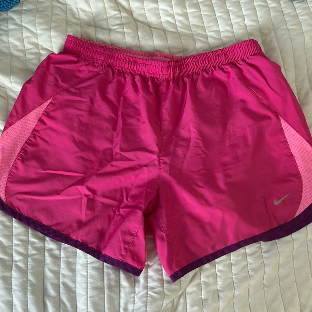 Girls Nike Pink Running Shorts